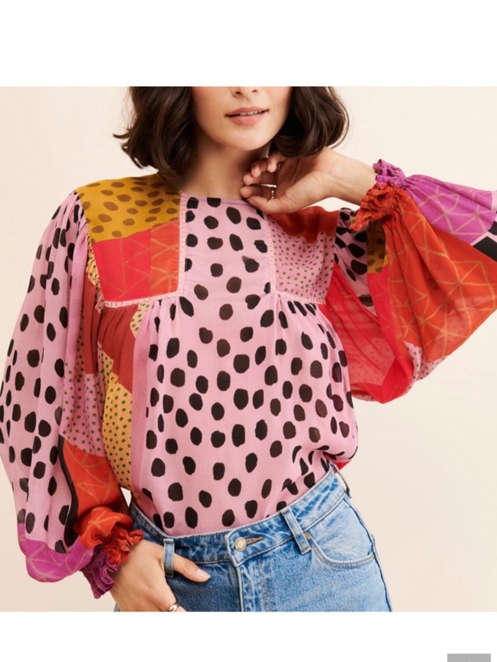 Anthropologie Miranda Peasant Top